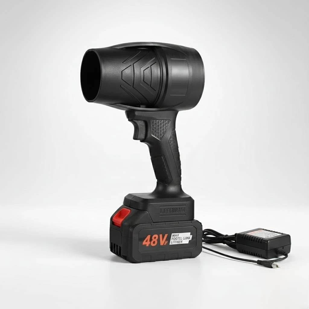 Heavy-Duty Jet Dryer 48V Lithium Battery | High Power Turbo dust cleaning Forward Curved Air Blower (Cordless)